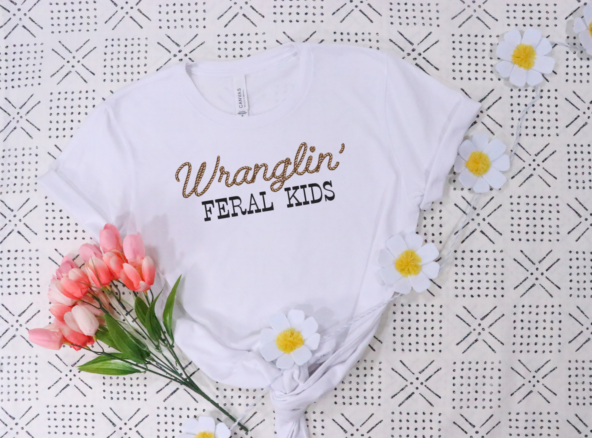 “Wranglin’ Feral Kids” Tee