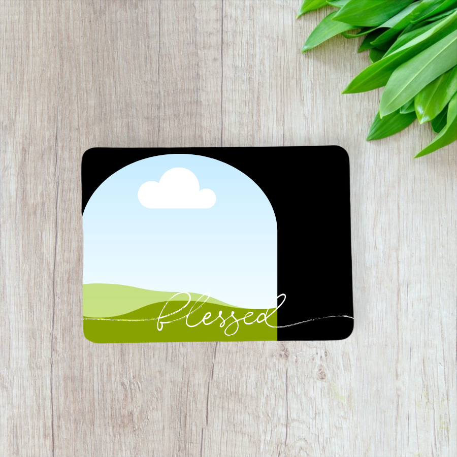 Arched Blessed Photo Frame - Magnet