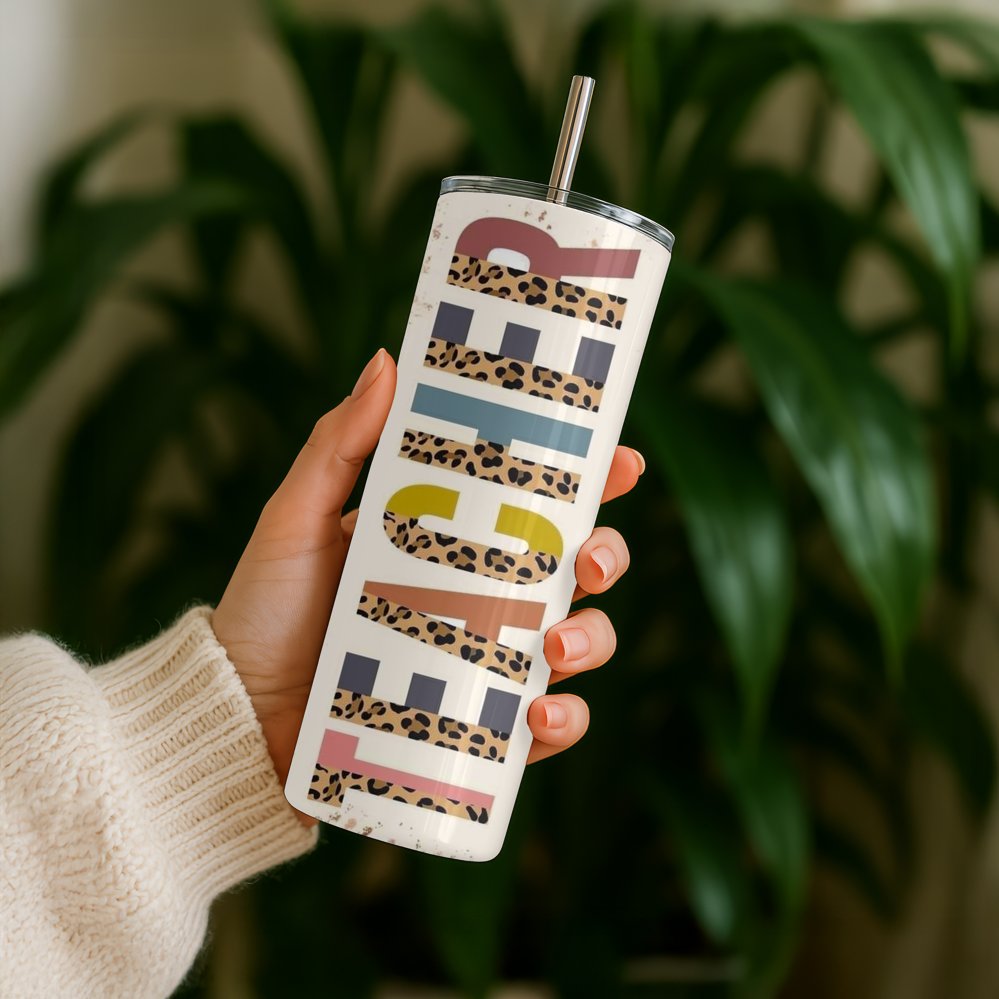 Teacher & Rainbows - Tumbler