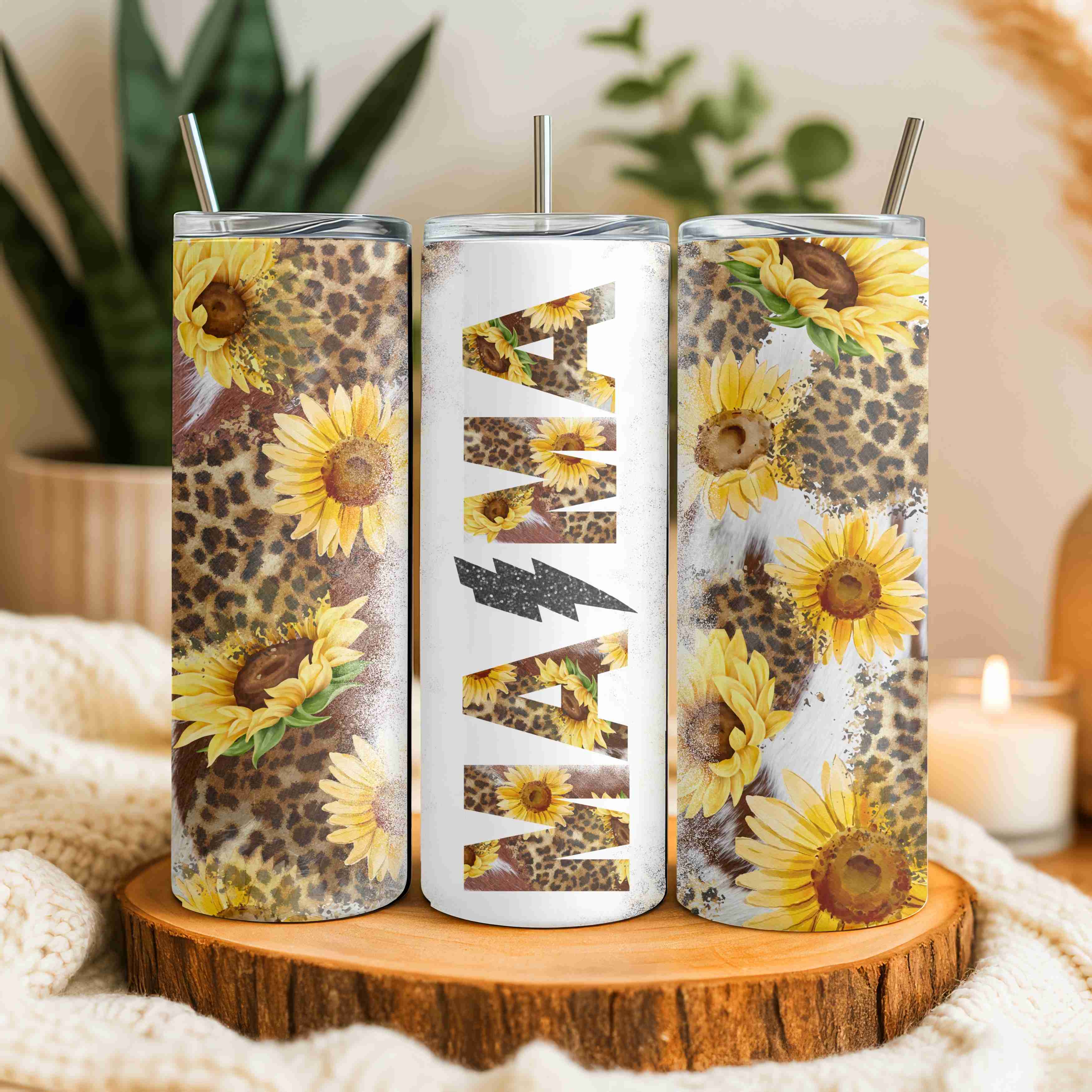 Sunflower Mama - Tumbler