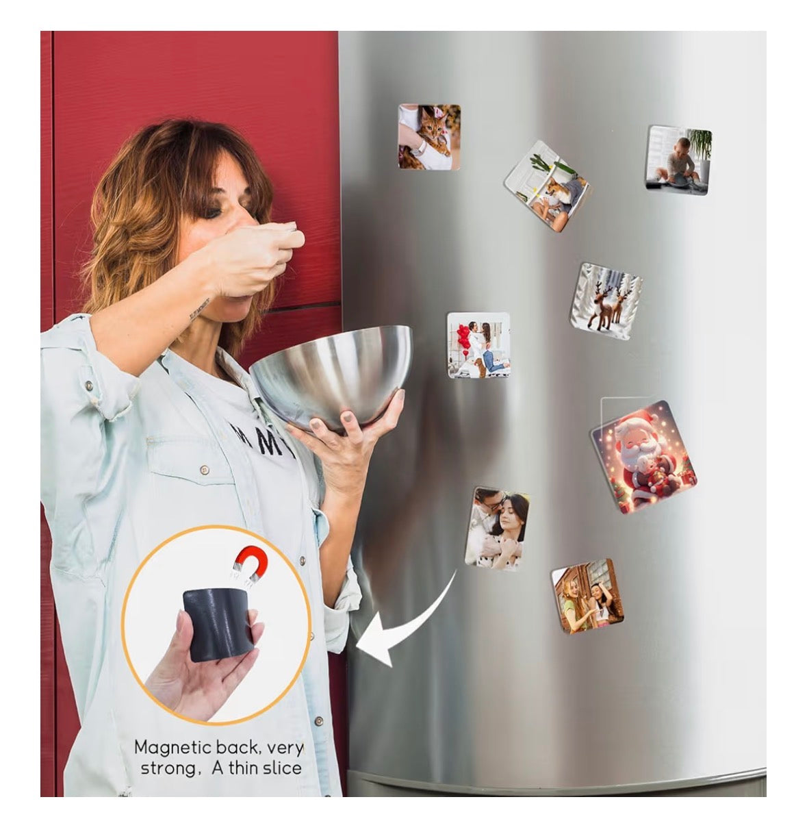 Family Photo Frame - Magnet