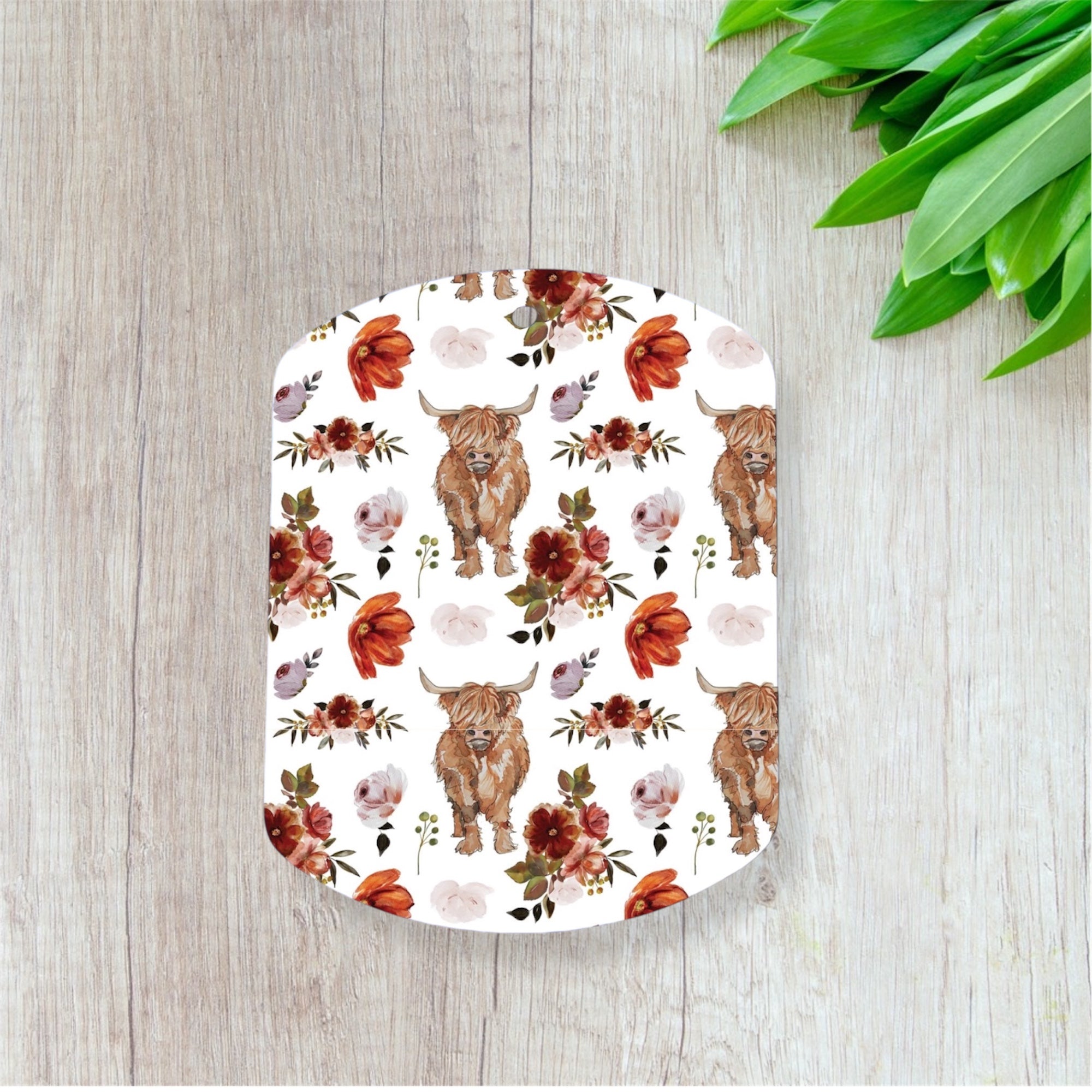 Highland Cow & Floral - Air Freshener